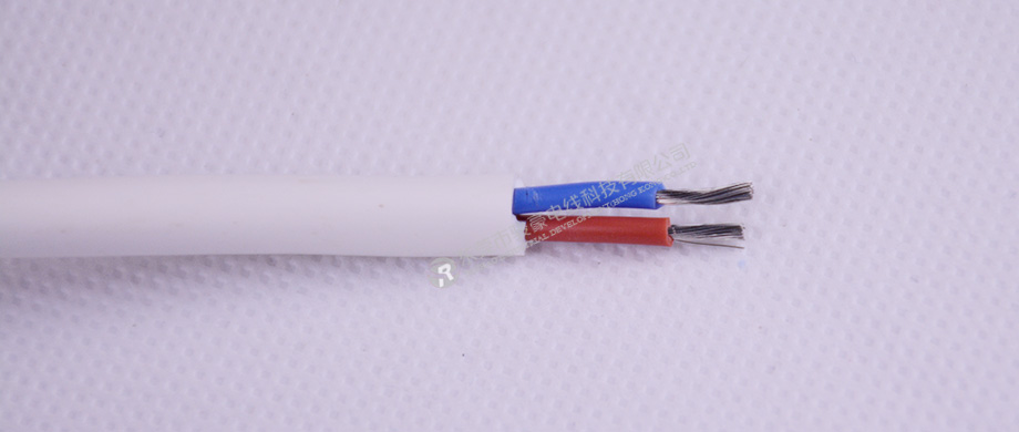 VDE 2*0.75平方白色硅胶线产品图