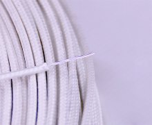 Fiberglass Braided Silicone Rubber Insulated Wire UL3122 24 awg