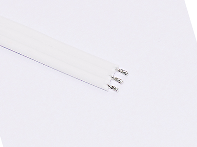 Custom 3Pin Ribbon Cable 26AWG Silicone Rubber Coated Tinned Copper Flat Ribbon Cable