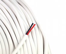2 Core FEP Wire Insulated Silicone Rubber 22 AWG