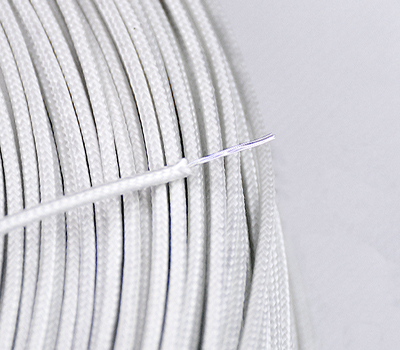 UL3122 Silicone Coated Fiberglass Braid Cable 24AWG High Temp Electric Wire Cable