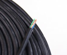 Silicone Insulated Electric Cable 5 Core FEP Coated Braid Shield Hook Up Wire