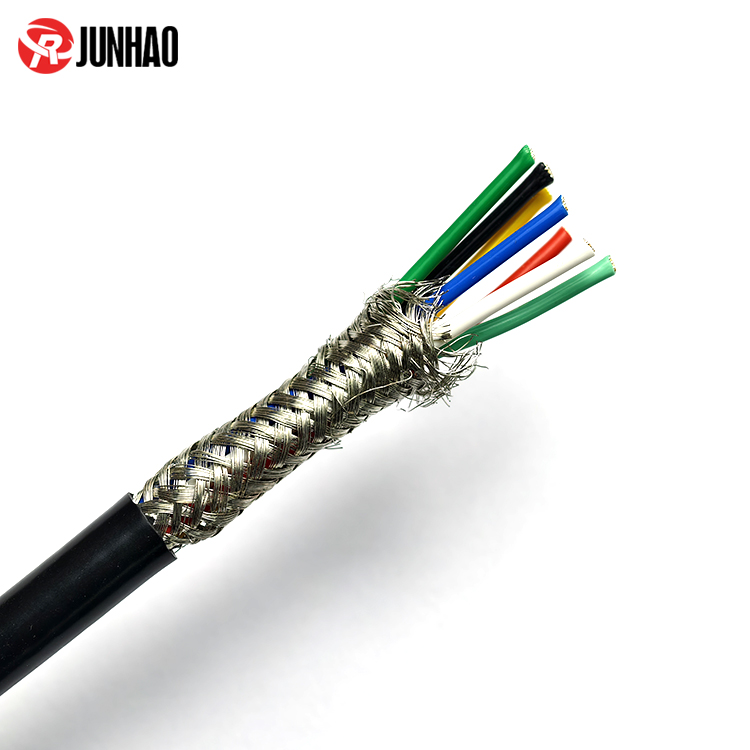7 Core 18AWG Shielded Cable - Flexible EMI/RFI Protected Wire for Industrial Auto
