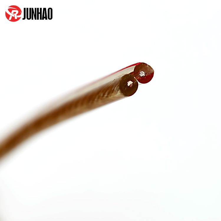 2 Pin 22AWG Bare Copper PVC Wire - Transparent Insulation 300V 80°C Hook Up Cabl